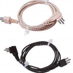 3pin Cord for Body Aids Hearing Aid Receiver Wire Cable